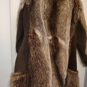Fox Vtg Knee Length Coat